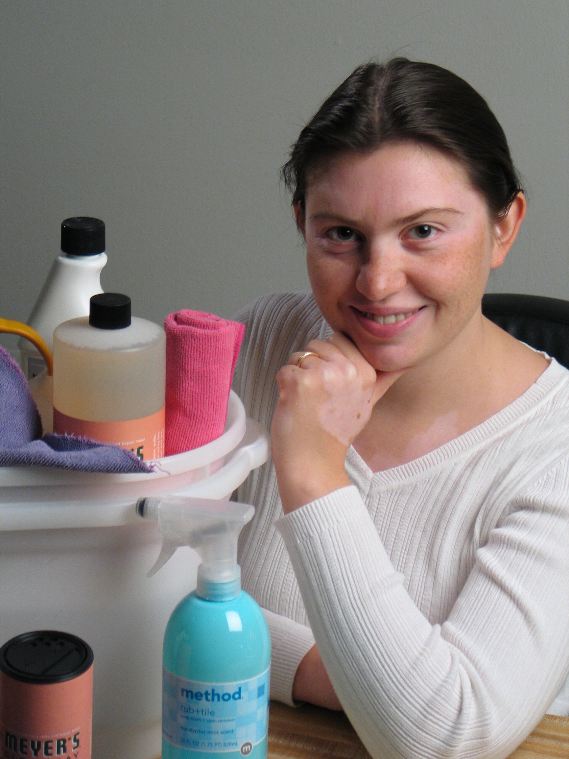 Image of Olga running a janitorial business "Nature Maids" with custom software